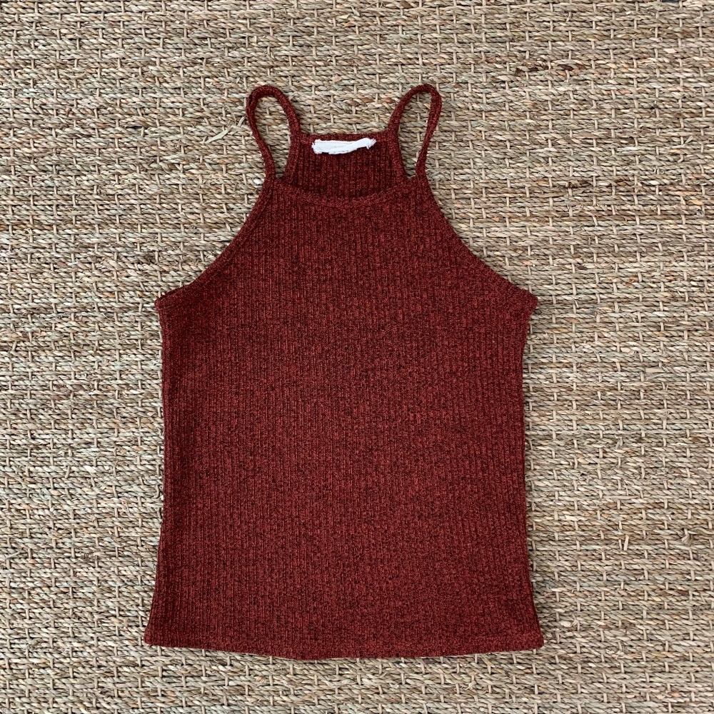 🌸 Maroon Sleeveless Top